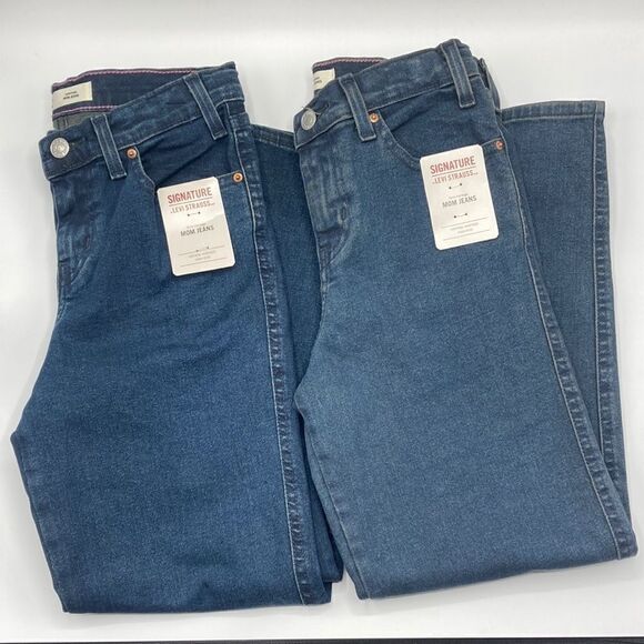 Girls Levi’s Denim Tapered Mom Jeans Pants 2-Pack Size 10 - Picture 1 of 9